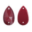 Mocha Light Siam Drop Shape High Quality Glass Sew-on Rhinestones WholesaleRhinestone