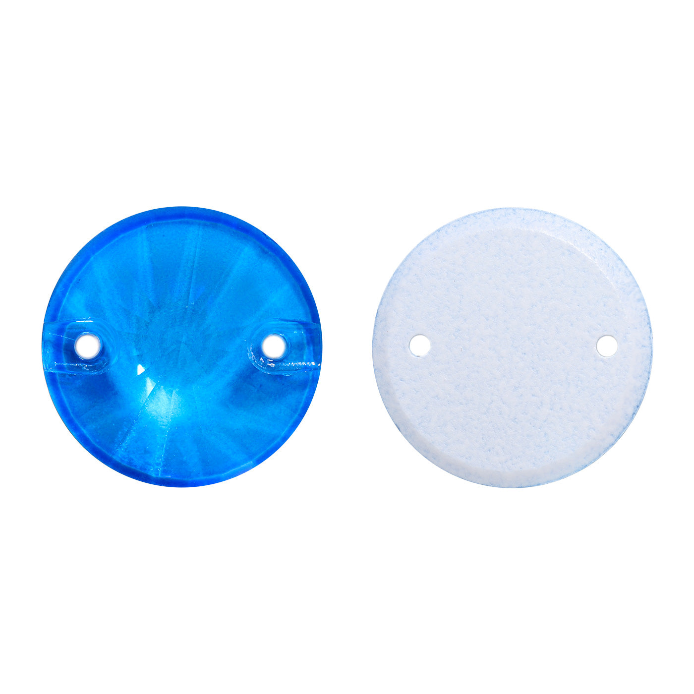Electric Neon Blue Rivoli Shape High Quality Glass Sew-on Rhinestones WholesaleRhinestone