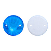 Electric Neon Blue Rivoli Shape High Quality Glass Sew-on Rhinestones WholesaleRhinestone