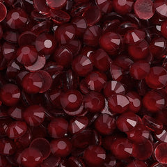 Mocha Neon Dk Siam Glass Flat Back Rhinestones WholesaleRhinestone