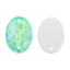 Electric Neon Greenwrap Oval Shape High Quality Glass Sew-on Rhinestones WholesaleRhinestone