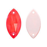 Electric Neon Hyacinth Navette Shape High Quality Glass Sew-on Rhinestones WholesaleRhinestone