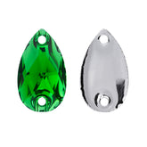 Drop Dark Green Resin Sew-on Rhinestones For Dance Costume WholesaleRhinestone