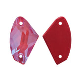 Mocha Shimmer Hyacinth Galactische vorm Hoge kwaliteit Glazen naa-tegen strass