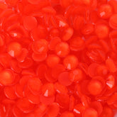 Mocha Neon Orange Glass Flat Back Rhinestones WholesaleRhinestone