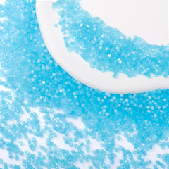 Transparent Aquamarine Cat's Eye Color Hight Quality Glass Cylinder Seed Beads 1.6 MM Size MY4003 WholesaleRhinestone