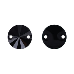 Rivoli Black Resin Sew-On Rinaston pour le costume de danse