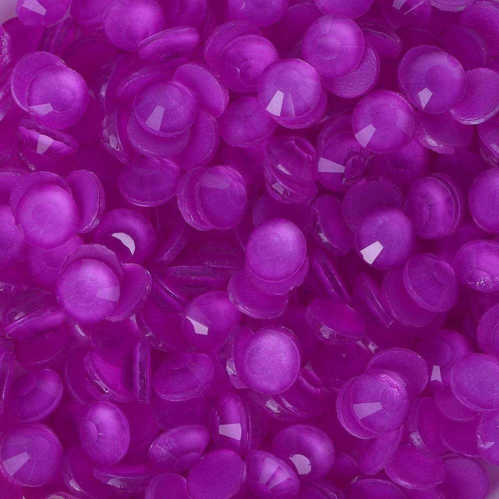 Mocha Neon Dk Purple Glass Flat Back Rhinestones WholesaleRhinestone