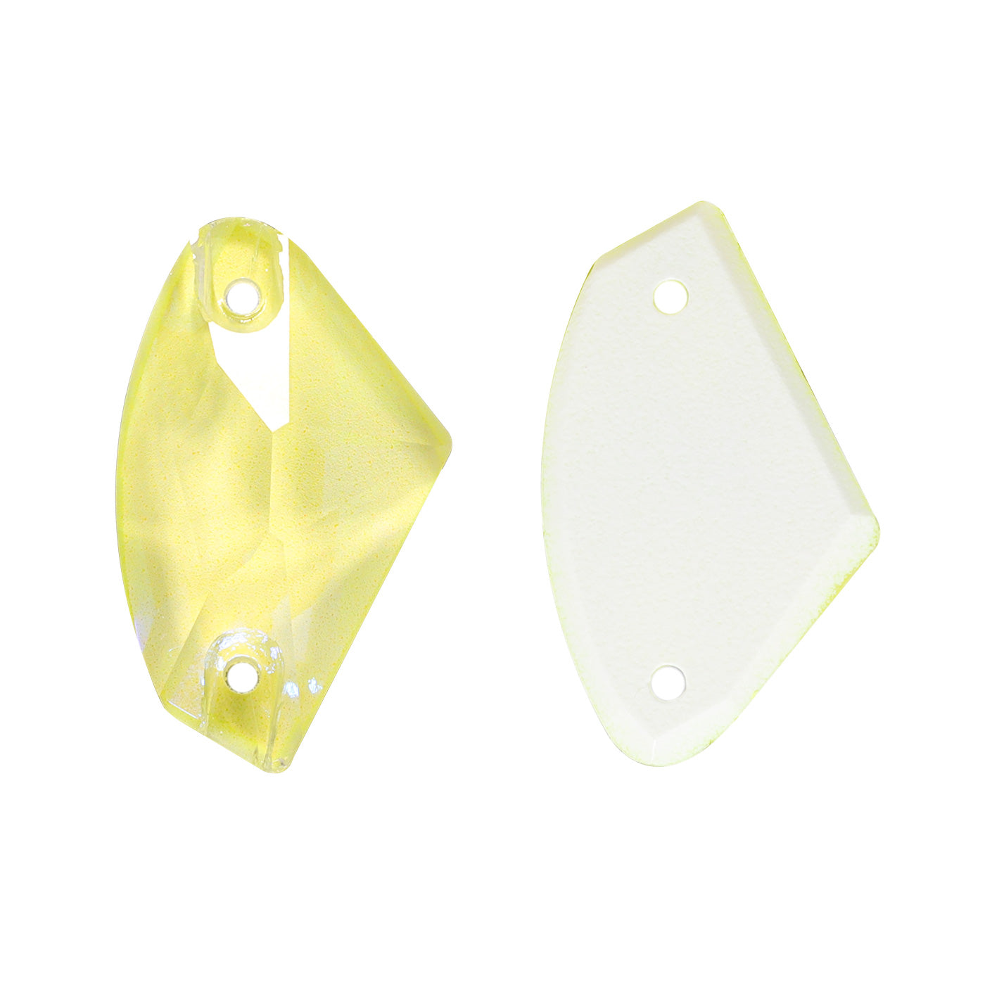 Electric Neon Light Topaz Galactic Shape High Quality Glass Sew-on Rhinestones WholesaleRhinestone