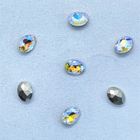 Paradise Shine Oval Shape Glass Pointed Back Fancy Rhinestones WholesaleRhinestone
