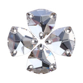 Satin Trilliant Shape High Quality Glass Sew-on Rhinestones WholesaleRhinestone