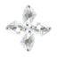 Silver Shade Galactic Shape High Quality Glass Sew-on Rhinestones WholesaleRhinestone