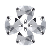 Comet Argent Light Trilliant Shape High Quality Glass Sew-on Rhinestones WholesaleRhinestone