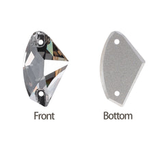 Satin Galactic Shape High Quality Glass Sew-on Rhinestones WholesaleRhinestone