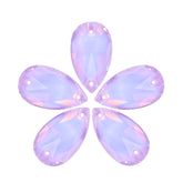 Lavender AM Drop Shape High Quality Glass Sew-on Rhinestones WholesaleRhinestone