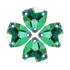 Heliotrope Trilliant Shape High Quality Glass Sew-on Rhinestones WholesaleRhinestone
