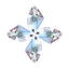 Crystal Transmission Galactic Shape High Quality Glass Sew-on Rhinestones