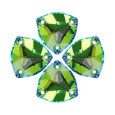 Sphinx Trilliant Shape High Quality Glass Sew-on Rhinestones WholesaleRhinestone