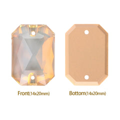 Silk AM Octagon Shape High Quality Glass Sew-on Rhinestones WholesaleRhinestone
