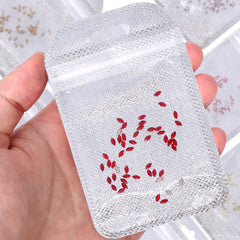 Navette Shape Multi Colors Small Size Glass Beveled Flat Back Fancy Rhinestones For Nail Art WholesaleRhinestone