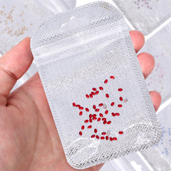 Oval Shape Multi Colors Small Size Glass Beveled Flat Back Fancy Rhinestones For Nail Art WholesaleRhinestone