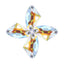 Light Crystal AB Galactic Shape High Quality Glass Sew-on Rhinestones WholesaleRhinestone