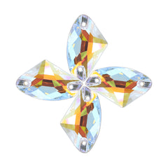 Light Crystal AB Galactic Shape High Quality Glass Sew-on Rhinestones WholesaleRhinestone