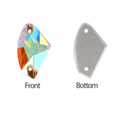 Crystal Sun Galactic Shape High Quality Glass Sew-on Rhinestones WholesaleRhinestone