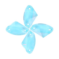 Aquamarine AM Galactic Shape High Quality Glass Sew-on Rhinestones WholesaleRhinestone