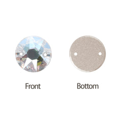Crystal Transmission XIRIUS Round Shape High Quality Glass Sew-on Rhinestones WholesaleRhinestone