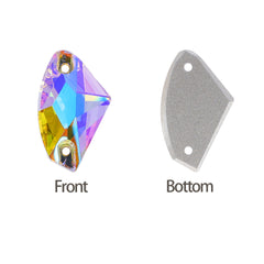 Paradise Shine Galactic Shape High Quality Glass Sew-on Rhinestones WholesaleRhinestone