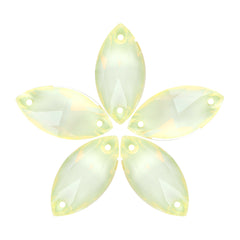 Jonquil AM Navette Shape High Quality Glass Sew-on Rhinestones WholesaleRhinestone