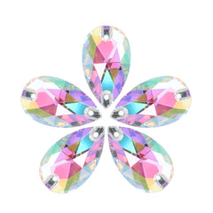 Crystal Phantom Drop Shape High Quality Glass Sew-on Rhinestones WholesaleRhinestone