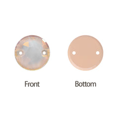 Silk AM XIRIUS Round Shape High Quality Glass Sew-on Rhinestones WholesaleRhinestone