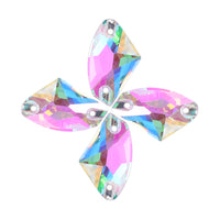 Crystal Phantom Galactic Shape High Quality Glass Sew-on Rhinestones WholesaleRhinestone