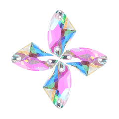 Crystal Phantom Galactic Shape High Quality Glass Sew-on Rhinestones WholesaleRhinestone