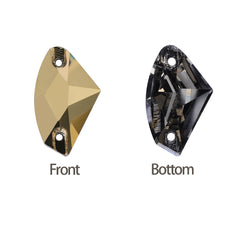 Dorado Galactic Shape High Quality Glass Sew-on Rhinestones WholesaleRhinestone