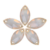 Silk AM Navette Shape High Quality Glass Sew-on Rhinestones WholesaleRhinestone