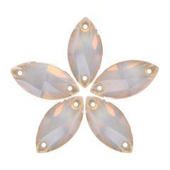 Silk AM Navette Shape High Quality Glass Sew-on Rhinestones WholesaleRhinestone