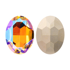 Paradise Shine Big Oval Shape High Quality Glass Pointed Back Fancy Rhinestones WholesaleRhinestone