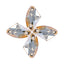Golden Shadow Galactic Shape High Quality Glass Sew-on Rhinestones WholesaleRhinestone