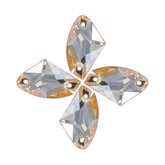 Golden Shadow Galactic Shape High Quality Glass Sew-on Rhinestones WholesaleRhinestone