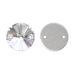 Silver Shade Rivoli Shape High Quality Glass Sew-on Rhinestones WholesaleRhinestone