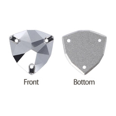 Comet Argent Light Trilliant Shape High Quality Glass Sew-on Rhinestones WholesaleRhinestone