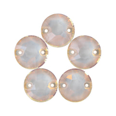 Silk AM XIRIUS Round Shape High Quality Glass Sew-on Rhinestones WholesaleRhinestone