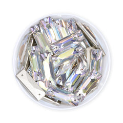 Crystal Transmission Cosmic Baguette Shape High Quality Glass Sew-on Rhinestones WholesaleRhinestone