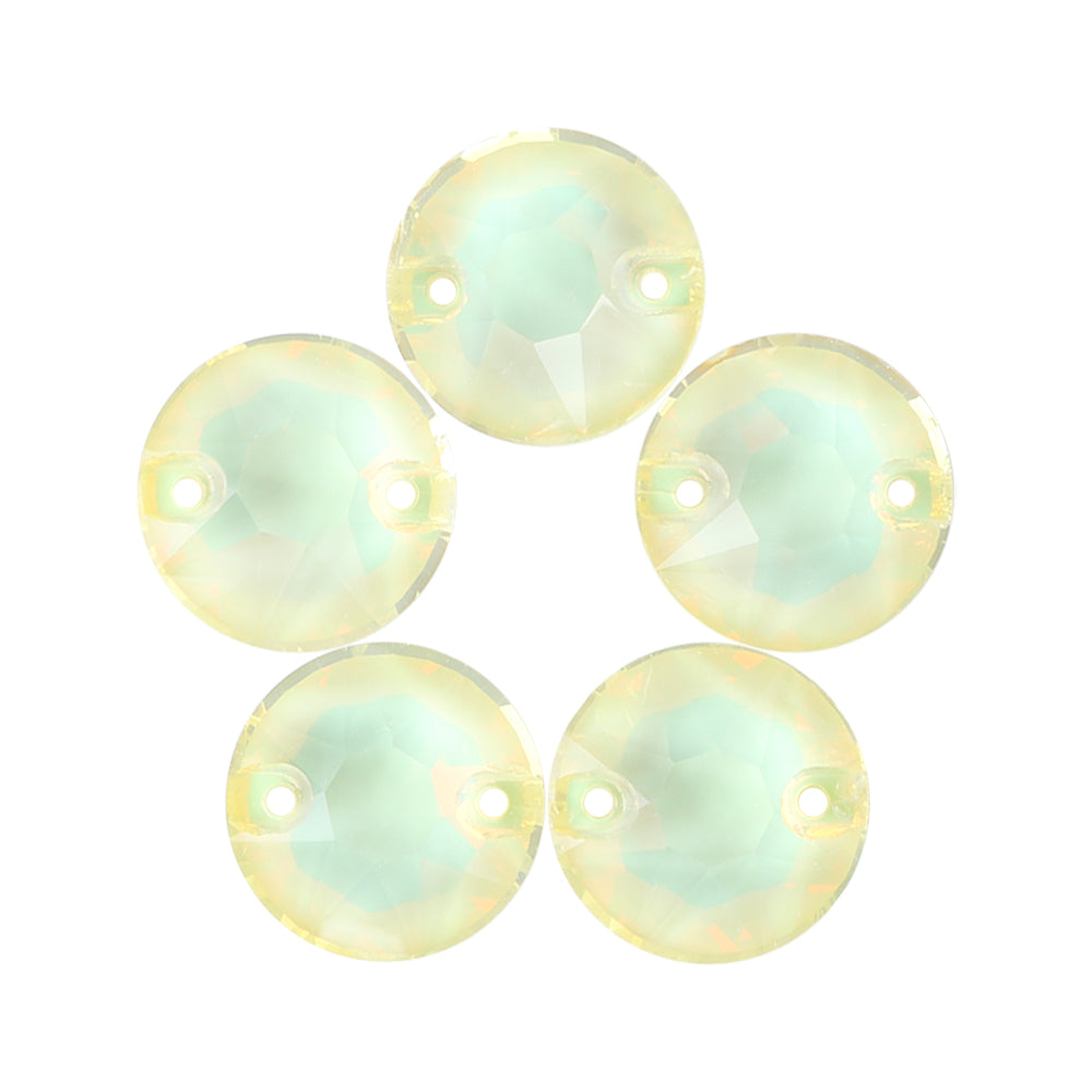 Jonquil AM XIRIUS Round Shape High Quality Glass Sew-on Rhinestones WholesaleRhinestone
