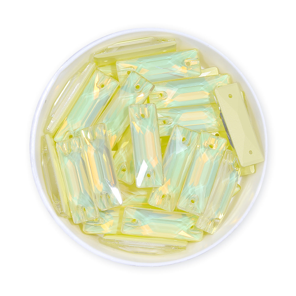 Jonquil AM Cosmic Baguette Shape High Quality Glass Sew-on Rhinestones WholesaleRhinestone
