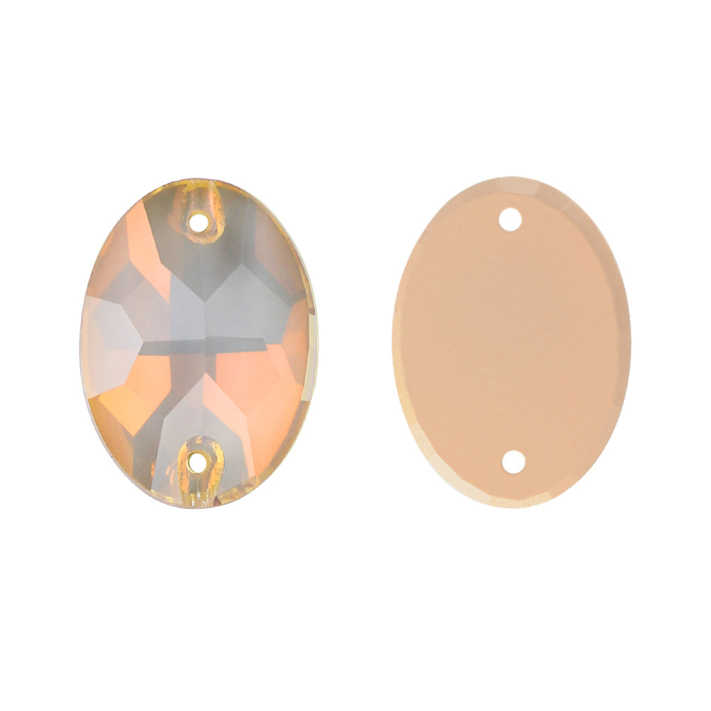 Silk AM Oval Shape High Quality Glass Sew-on Rhinestones WholesaleRhinestone