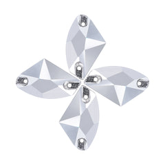 Comet Argent Light Galactic Shape High Quality Glass Sew-on Rhinestones WholesaleRhinestone